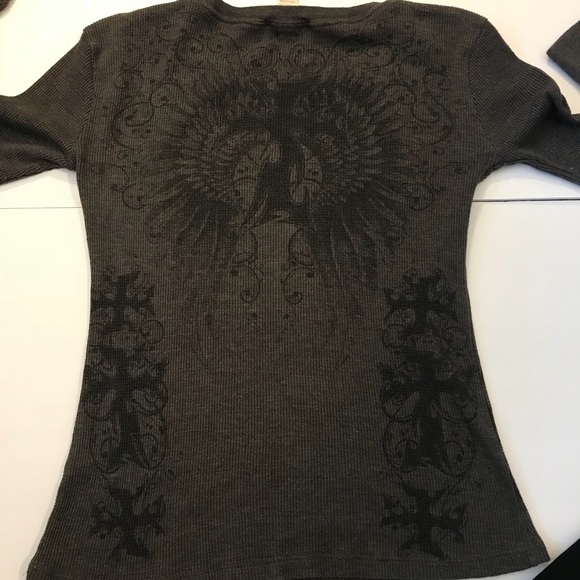 Love to Love Thermal T-Shirt Gray - Picture 2 of 5